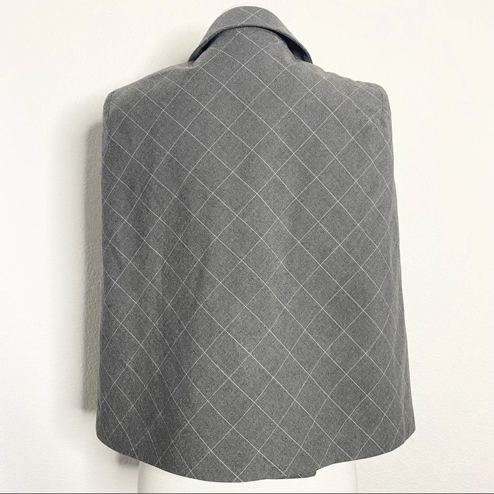 Gray Blazer Cape/Jacket - Picture 2 of 4